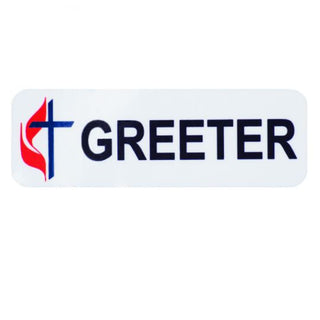 UMC GREETER BADGE - B-134-GREETER-BADGE