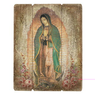 Our Lady of Guadalupe - Pallet Sign - 12 x 15" - B3123