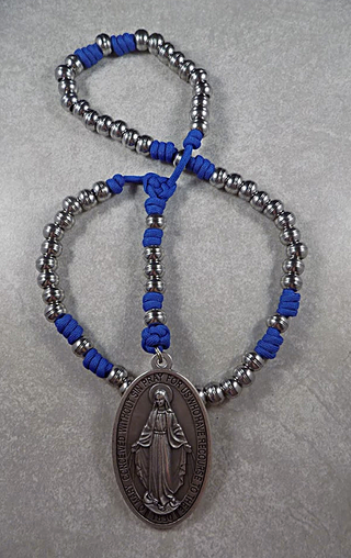 Miraculous Medal II Paracord Rosary