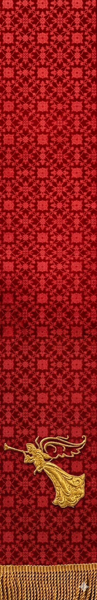 ANGEL W/TRUMPET BOOKMARK 4 1/2" X 36" - BMP34