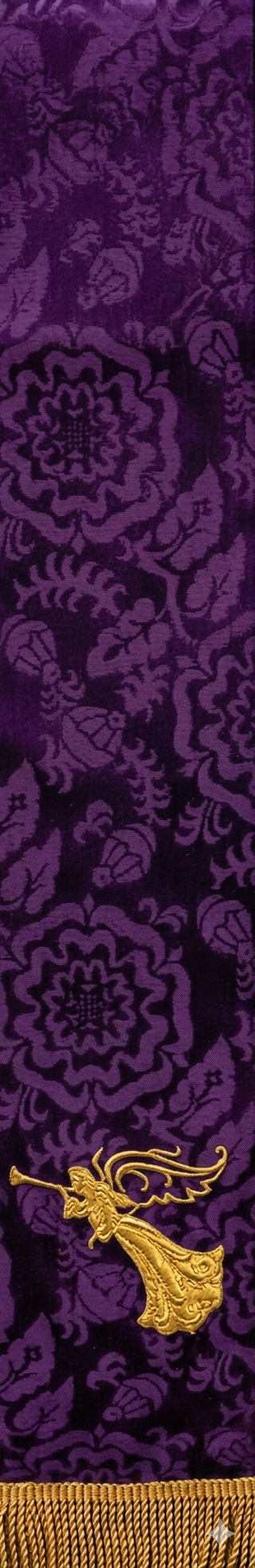 ANGEL W/TRUMPET BOOKMARK 4 1/2" X 36" - BMP34