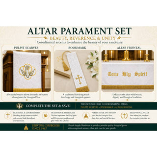 COORDINATING HOLY SPIRIT PARAMENT SET - BND-LTP-30-33-SET