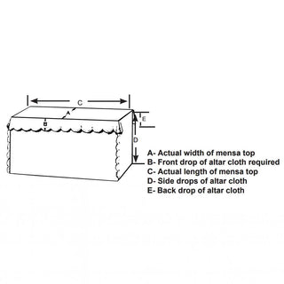 IHS ALTAR CLOTH - 1408-AC