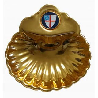 Baptismal Shell with Episcopal Emblem