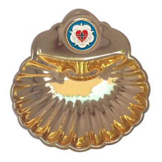 Baptismal Shell with Lutheran Emblem