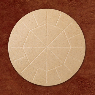 CAV534WWBX Altar Bread 5-3/4" Celebrant Altar Bread with multiple lines spanning it