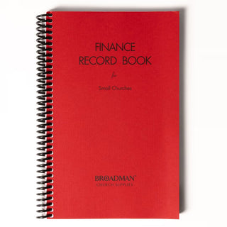 Finance Record Book for Small Churches - CC06-03276
