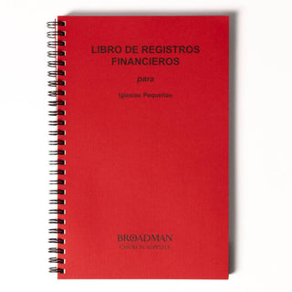 Finance Record Book for Small Churches Spanish - CC06-03277