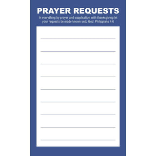 Prayer Request Cards (Blue pack of 50) - CC06-03281