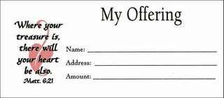 Offering Envelopes: My Offering Package of 100 - CC06-03573