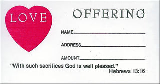 Offering Envelopes: Love Package of 100 - CC06-03689
