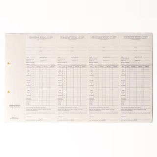 Individual Stewardship Record & Report W/ IRS Statement Form SR-11 - CC06-03726