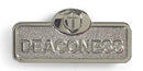 Deaconess Badge Magnetic Silver Finish - CC06-06017