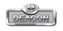 Deacon Badge Magnetic Silver Finish - CC06-06055