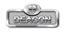 Deacon Badge Magnetic Silver Finish - CC06-06055