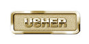 Usher Badge Brass Finish - CC06-06062