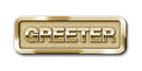 Greeter Badge Brass Finish - CC06-06079