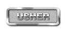 Usher Badge Silver Finish - CC06-06109