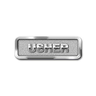 Usher Badge Silver Finish - CC06-06109