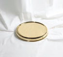 Communion Tray Base Brass Finish Stainless Steel - CC06-11196
