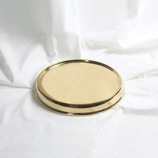 Communion Tray Base Brass Finish Stainless Steel - CC06-11196