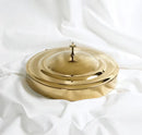Communion Tray Cover Brass Finish Stainless Steel - CC06-11202