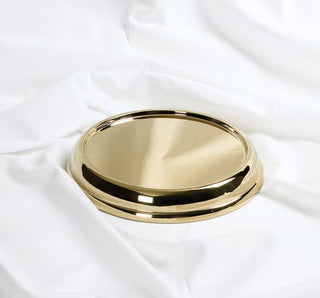 Communion Bread Plate Base Brass Finish - CC06-11219