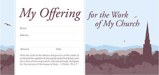 Offering Envelopes: " My Offering For The Work " Box of 52 - CC06-13893