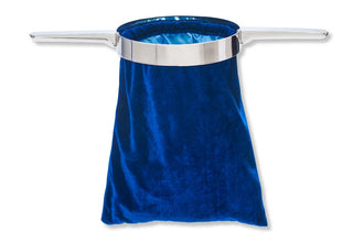 Offering Bag W/ Handle Blue Cloth - CC06-17730