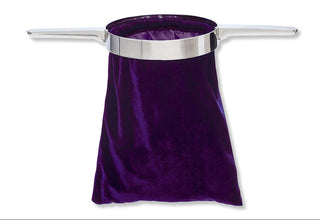 Offering Bag W/ Handle Purple Cloth - CC06-17747