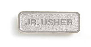 Jr. Usher Badge Silver Finish - CC06-23884