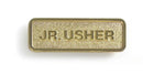 Jr. Usher Badge Brass Finish - CC06-23891