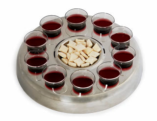 Communion Tray For Mic Stand Silver Finish - CC06-38284