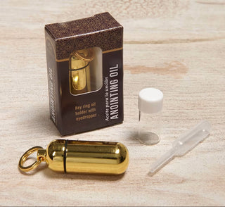 Anointing Oil Brass Finish Gift Set - CC06-82201