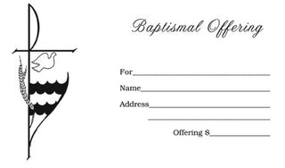 BAPTISMAL OFFERING ENVELOPES (100pk) - CF681