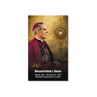 Blessed Fulton J. Sheen - Paper Holy Card, Pack of 100 - 3" x 5" - CI-FJS-PC-100