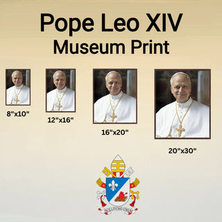 Pope Leo XIV Formal Portrait - Print - 12" x 16" - CI-LEO-PRINT12X16