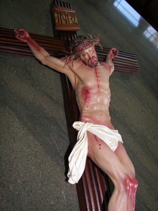 Dead Savior Crucifix 33" Cross 18" Corpus