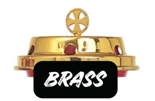 Protector Top for Votive, Bright Brass - K-28-B/BRASS