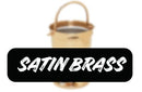 Holy Water Pot and Sprinkler, Satin Brass - K164-SATBRASS