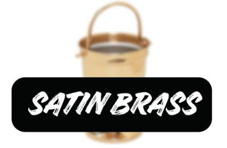 Holy Water Pot and Sprinkler, Satin Brass - K164-SATBRASS