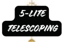 5 LITE TELESCOPING CANDELABRA - K-486-5T