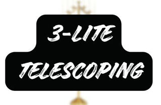 3 LITE TELESCOPING CANDELABRA - K-486-3T