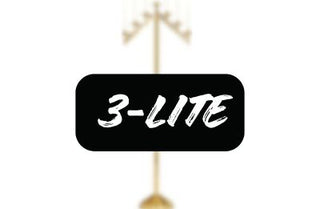 Floor Candelabra, EACH, 3 Light, Brass - K-486-3