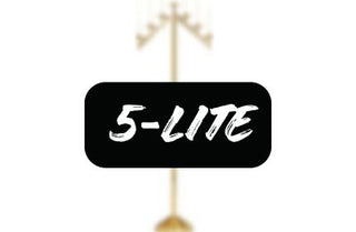 Floor Candelabra, EACH, 5 light, Brass - K-486-5