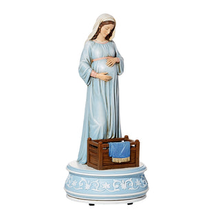 9" Mary, Mother Of God Musical Figurine - D1071