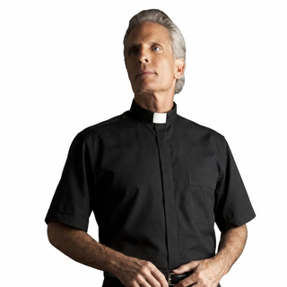 Desta Cotton Short Sleeve Tab Collar Shirt - D157