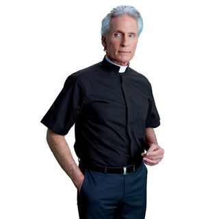 Desta ROMANO Cotton Short Sleeve Roman Collar Shirt - D187-SHI-OD