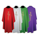 Desta Croce Tre Spighe Polyester Chasuble - D199