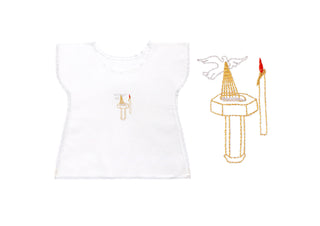 Desta Fonte Colomba Baptismal Bib  - D4-BAP